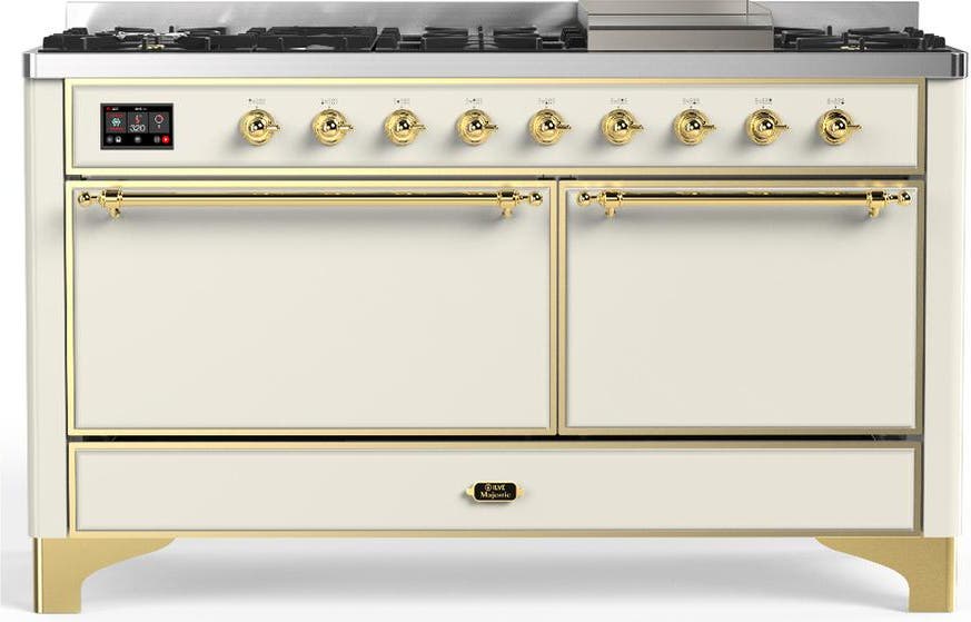 Antique White With Brass Trim, Liquid Propane