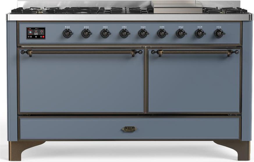 Blue Grey With Burnished Trim, Natural Gas