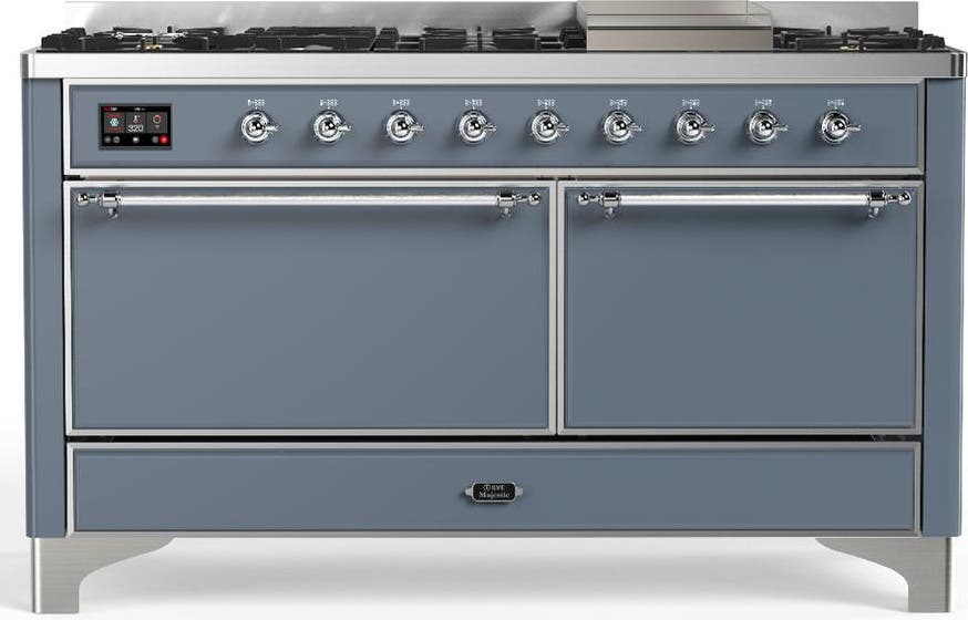 Blue Grey With Chrome Trim, Liquid Propane
