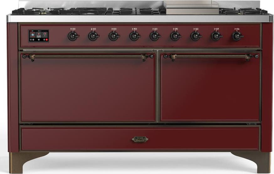 Burgundy With Burnished Trim, Liquid Propane