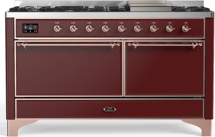 Burgundy With Copper Trim, Liquid Propane