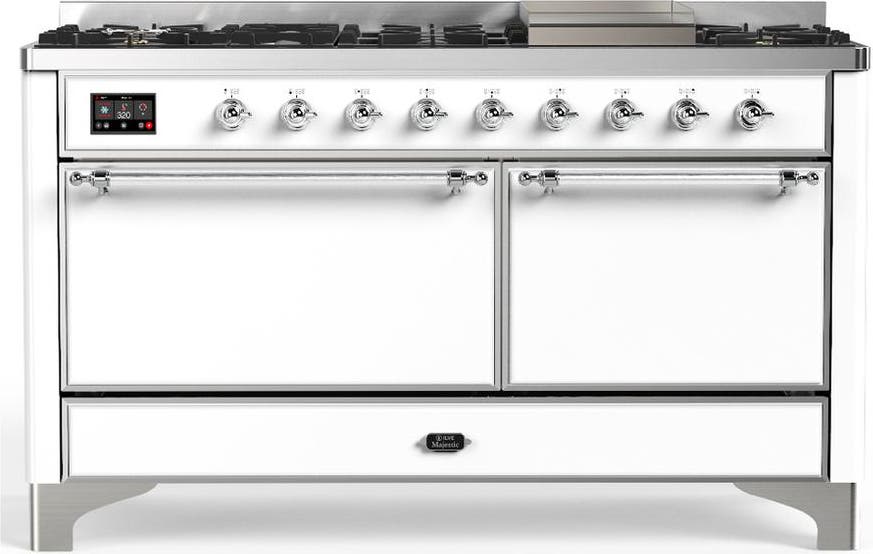 White With Chrome Trim, Natural Gas