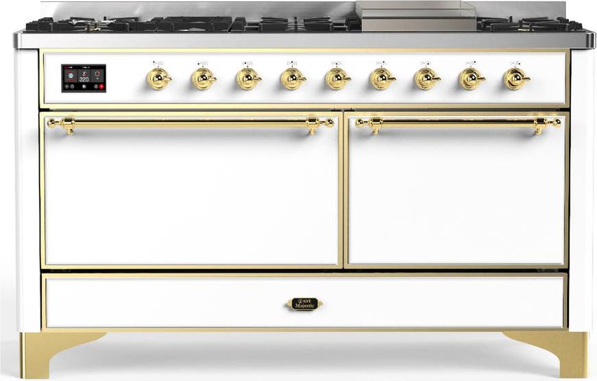 White With Brass Trim, Liquid Propane