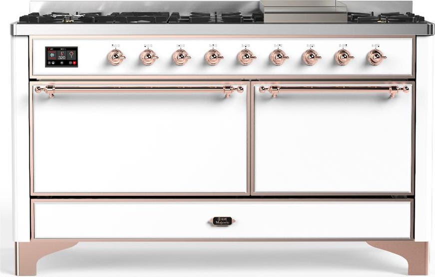 White With Copper Trim, Natural Gas