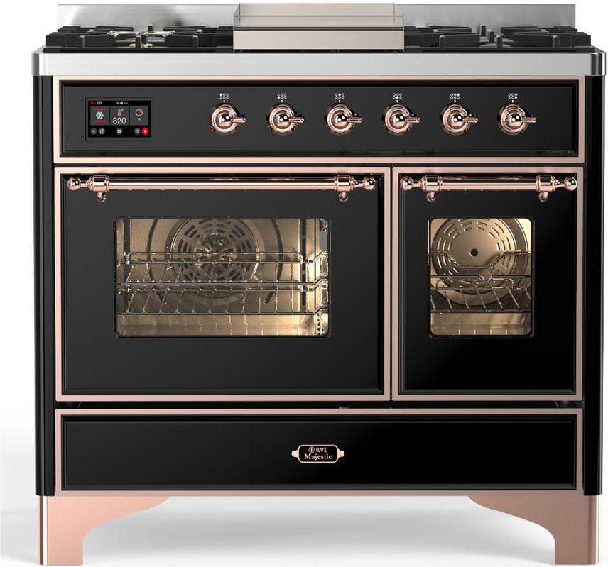 Glossy Black With Copper Trim, Liquid Propane