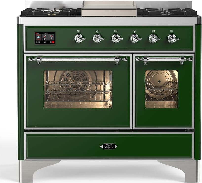 Emerald Green With Chrome Trim, Liquid Propane