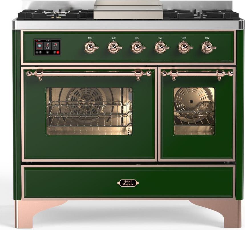 Emerald Green With Copper Trim, Liquid Propane