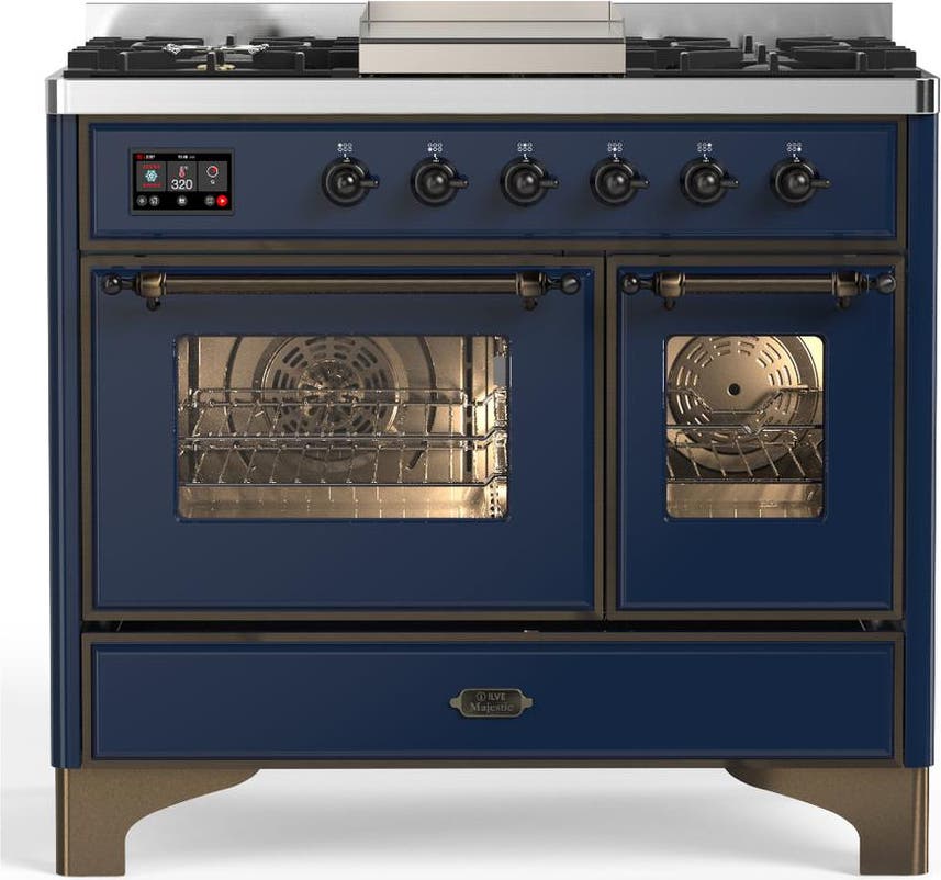 Midnight Blue With Burnished Trim, Natural Gas