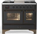 ILVE UMD40F Majestic III 40 inch Dual Fuel Range with 6 Burners, Griddle