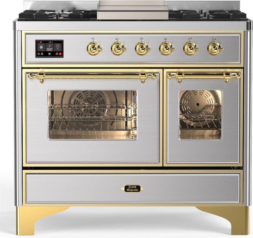 Stainless Steel With Brass Trim, Liquid Propane
