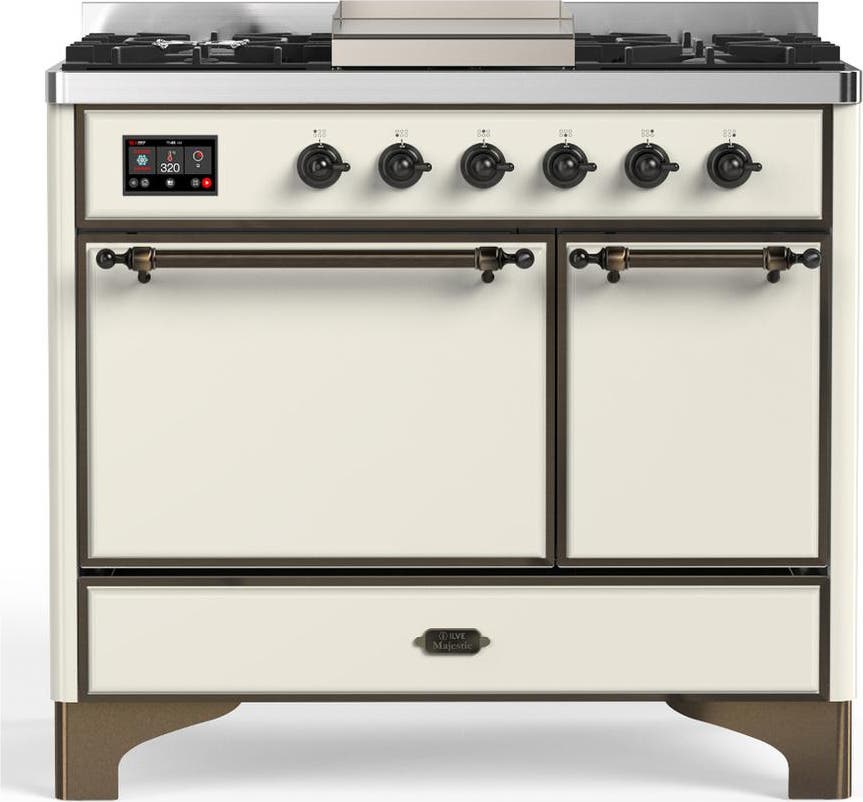 Antique White With Burnished Trim, Liquid Propane