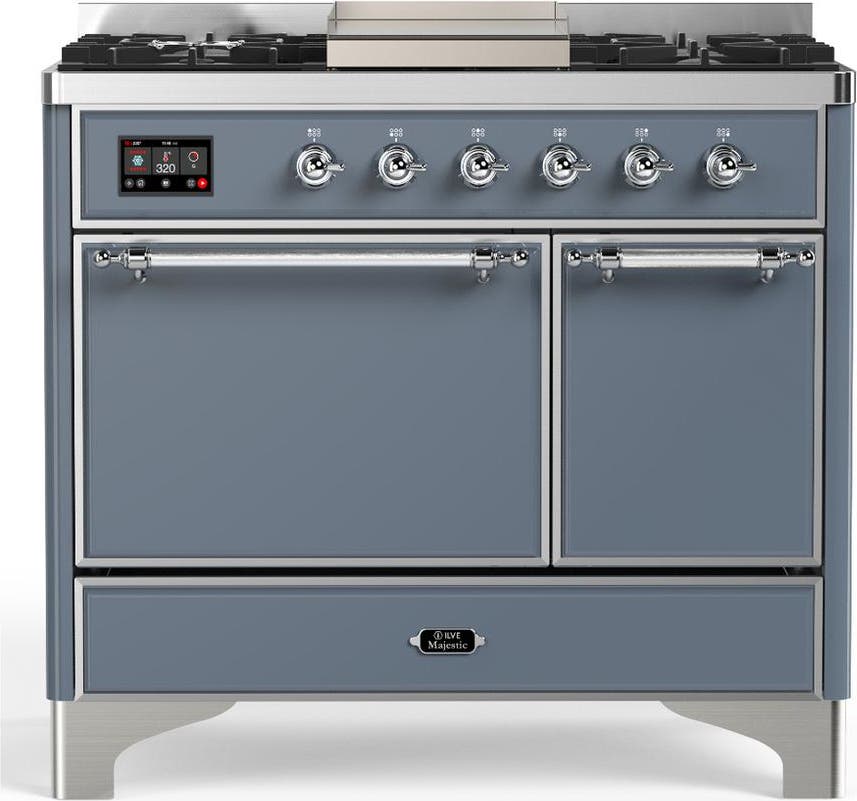 Blue Grey With Chrome Trim, Liquid Propane