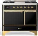 ILVE UMD40F Majestic III 40 inch Dual Fuel Range with 6 Burners, Griddle