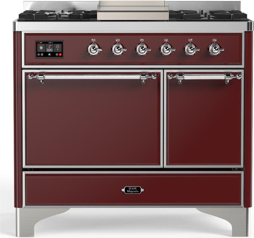 Burgundy With Chrome Trim, Liquid Propane