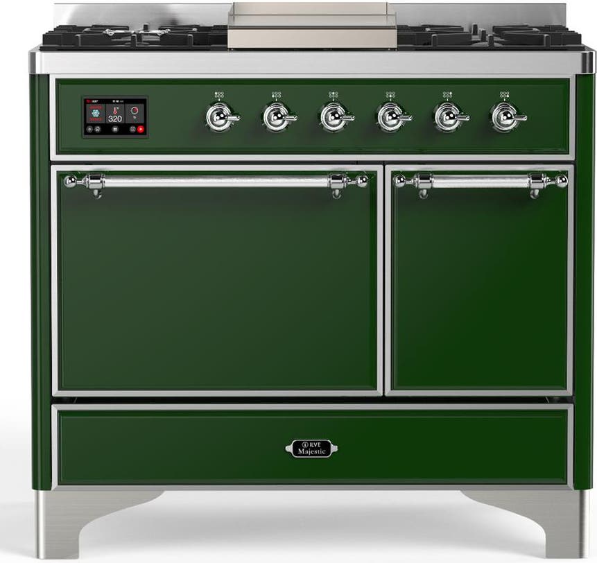 Emerald Green With Chrome Trim, Liquid Propane