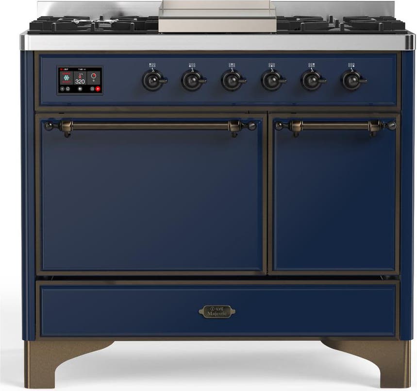 Midnight Blue With Burnished Trim, Natural Gas