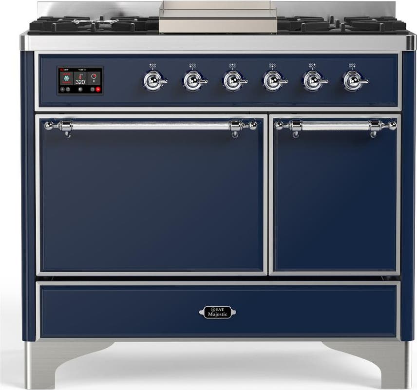 Midnight Blue With Chrome Trim, Natural Gas