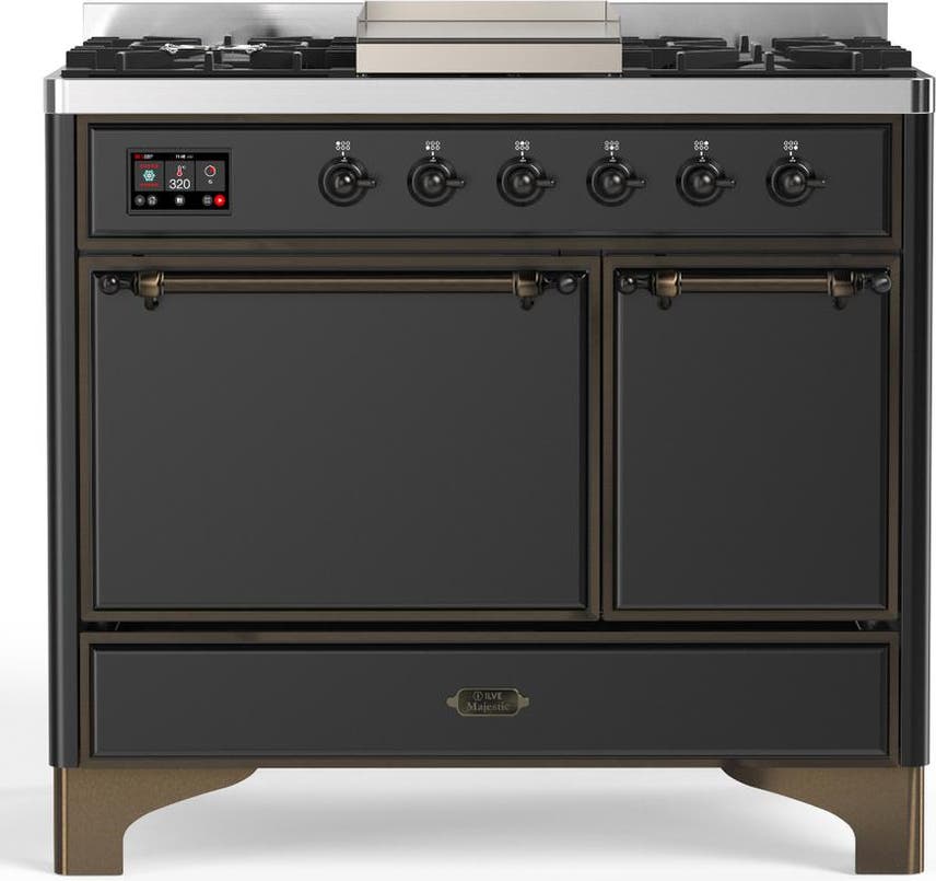 Matte Graphite With Burnished Trim, Natural Gas