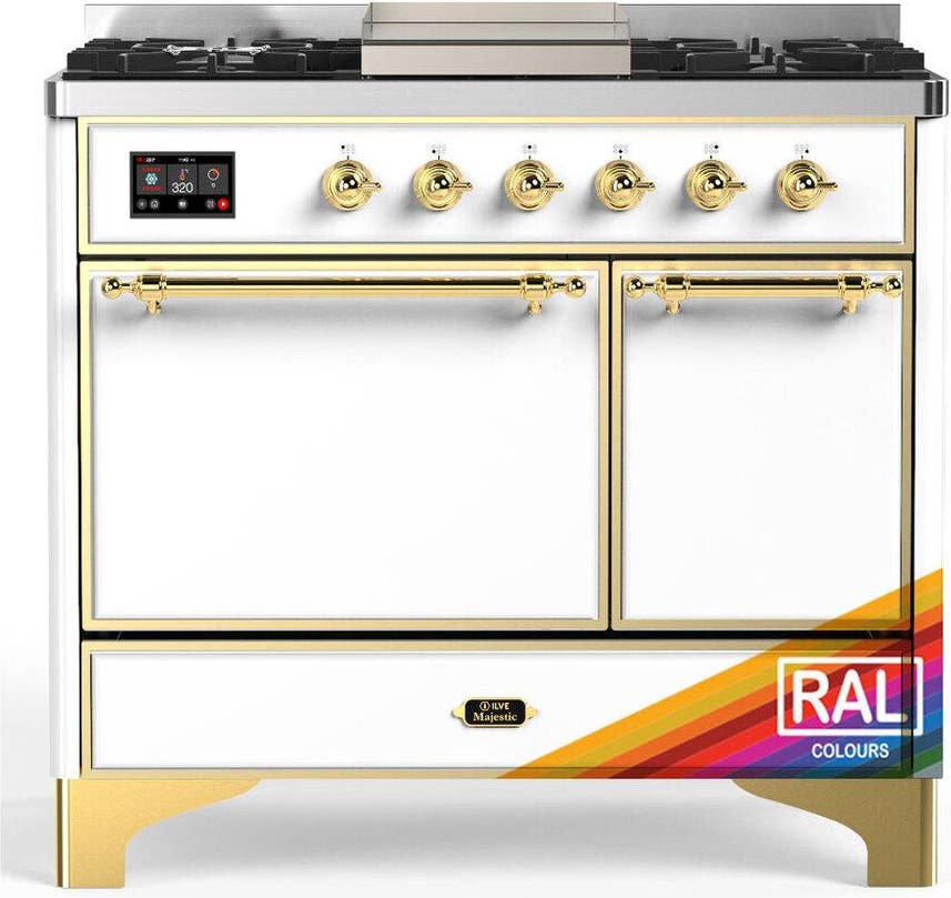 Ral With Brass Trim, Natural Gas