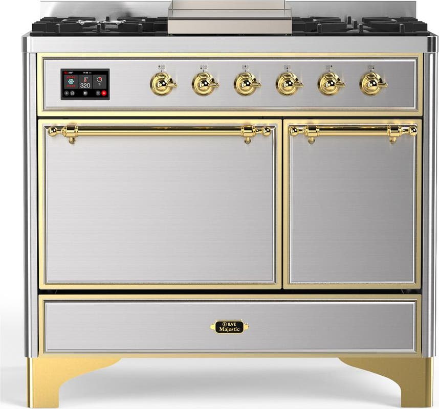 Stainless Steel With Brass Trim, Liquid Propane