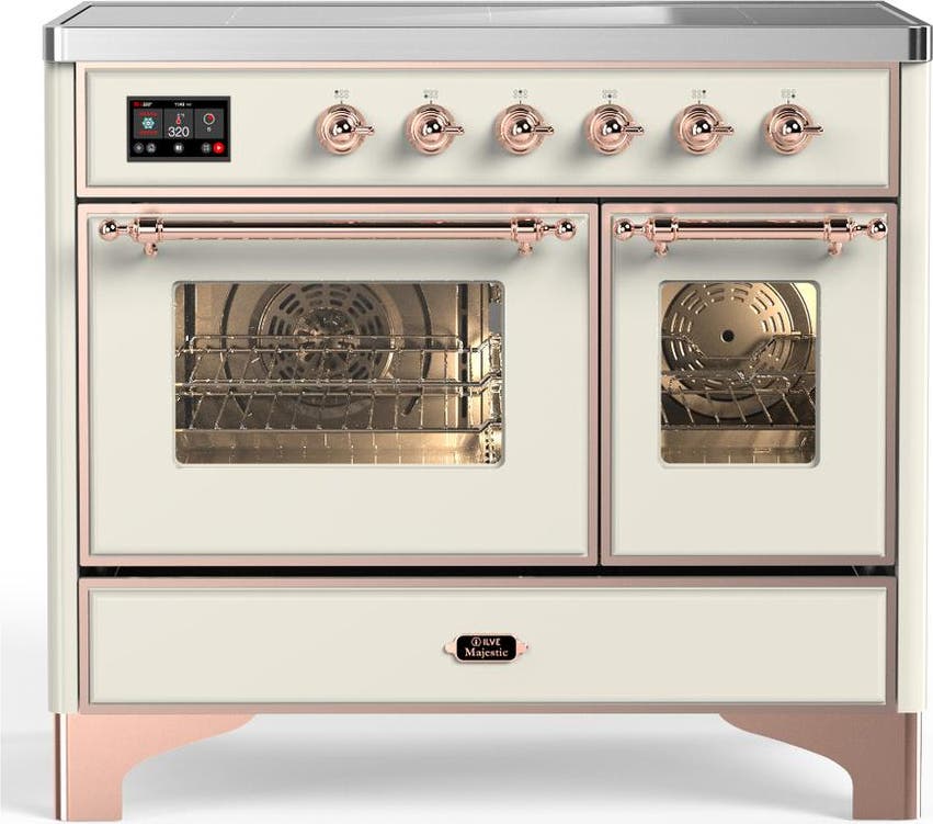 Antique White With Copper Trim