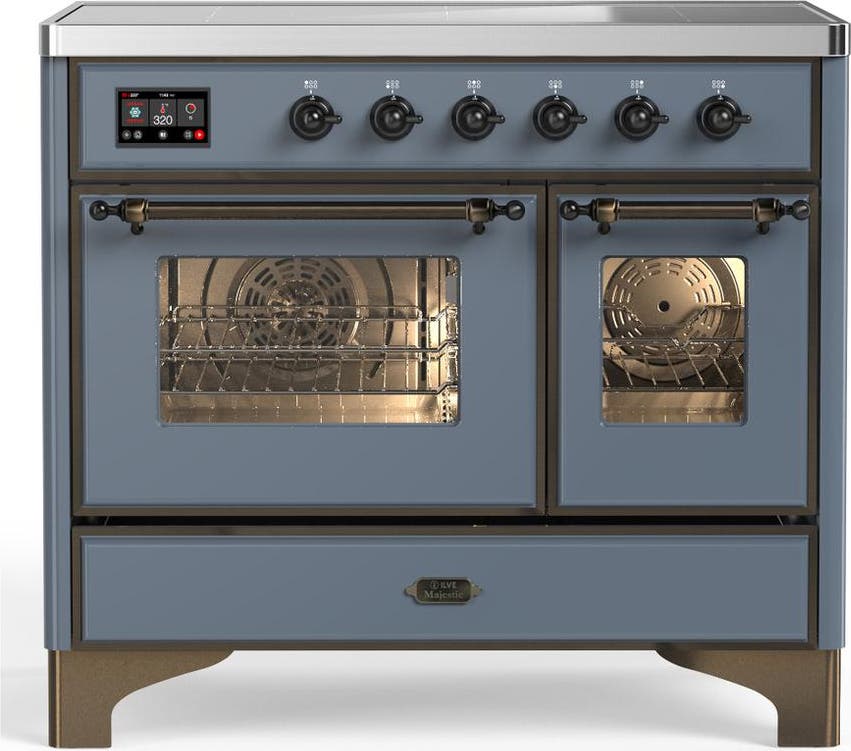 Blue Grey With Burnished Trim