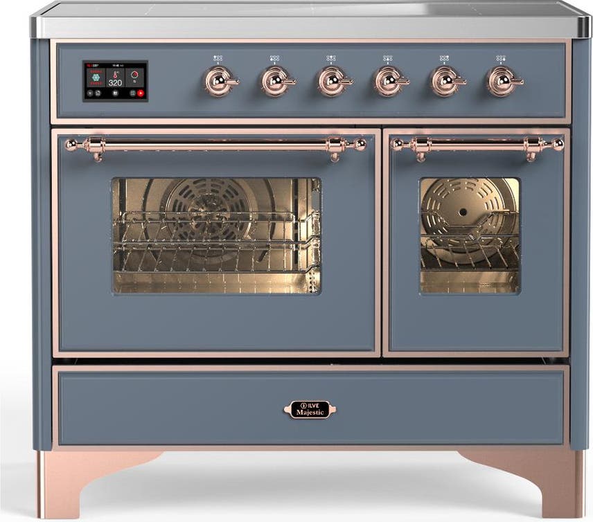 Blue Grey With Copper Trim