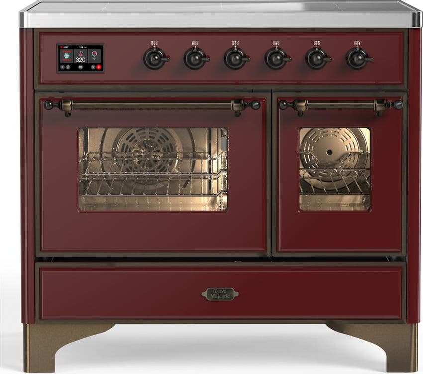 Burgundy With Burnished Trim