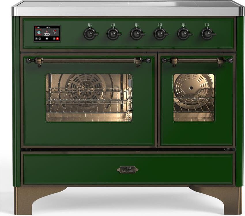 Emerald Green With Burnished Trim
