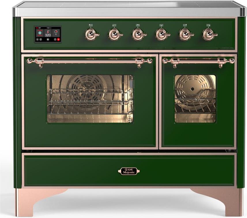 Emerald Green With Copper Trim
