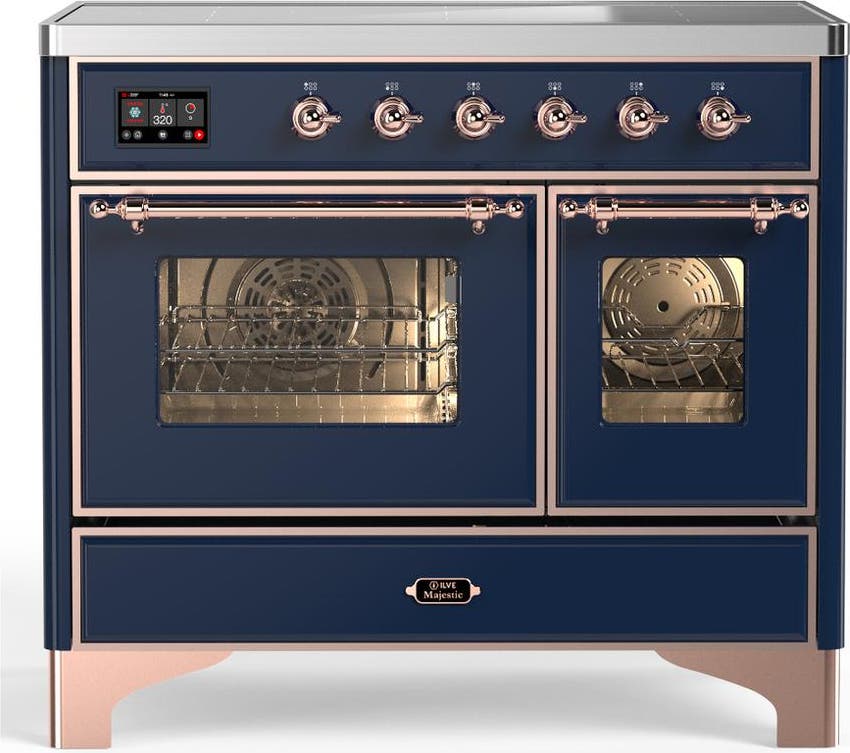 Midnight Blue With Copper Trim