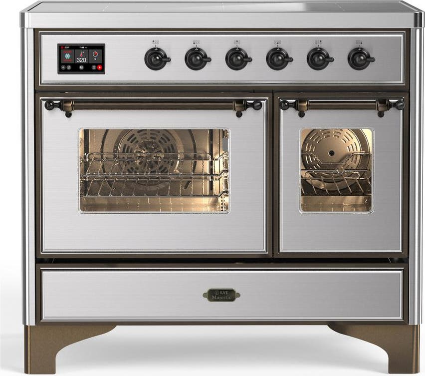 Stainless Steel With Burnished Trim