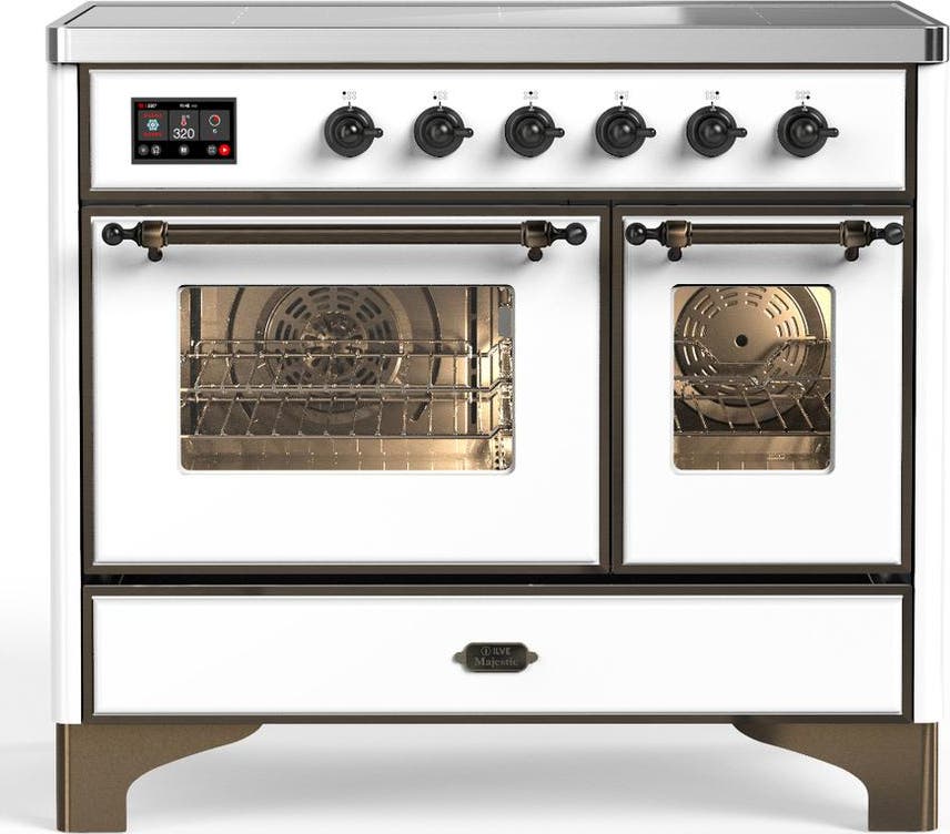 White With Burnished Trim