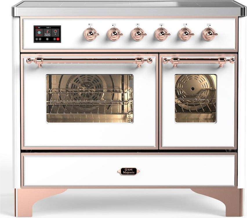 White With Copper Trim