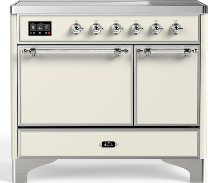 Antique White With Chrome Trim