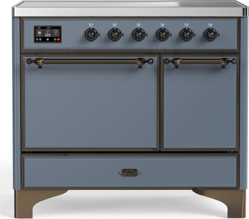 Blue Grey With Burnished Trim