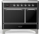 ILVE UMDIB40N Majestic III 40 inch Induction Range with 6 Elements, Booster Function, Bridge Control, Residual Heat Indicator