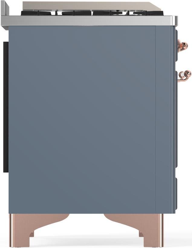 Ilve UM48FSQNR3BGP Blue Grey With Copper Trim, Natural Gas