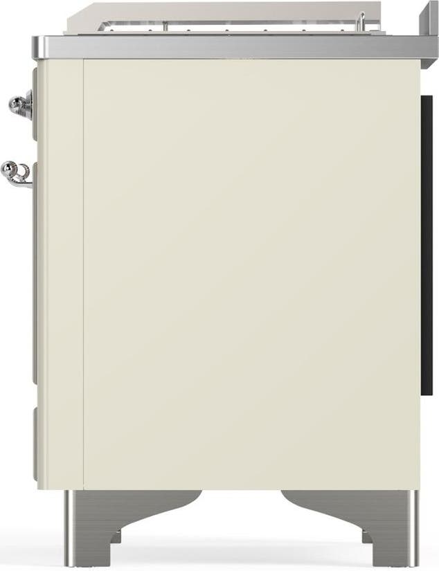 Ilve UM48FSQNR3AWCLP Antique White With Chrome Trim, Liquid Propane