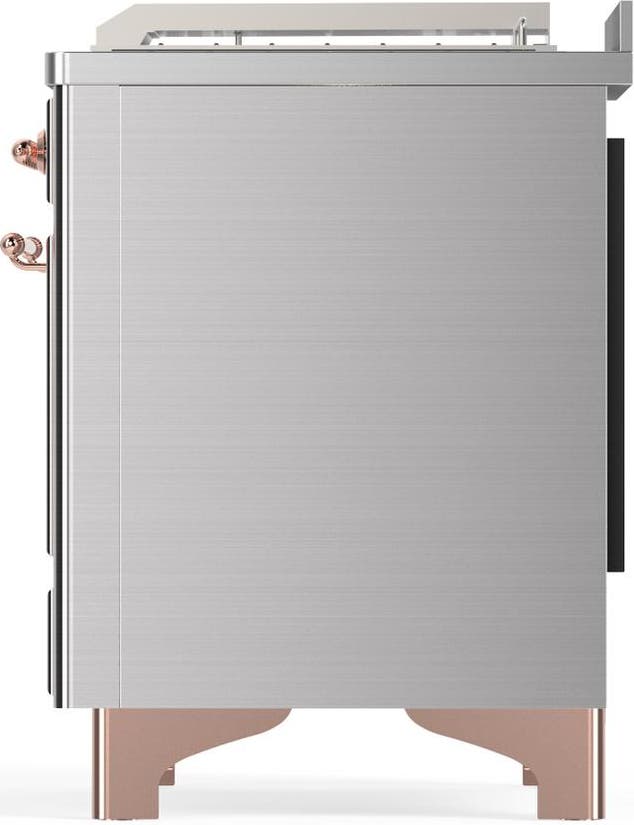 Ilve UM48FSNR3SSP Stainless Steel With Copper Trim, Natural Gas