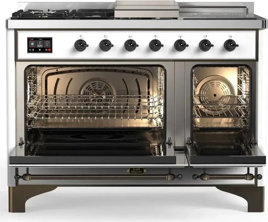 Ilve UM48FSNR3RAB Ral With Burnished Trim, Natural Gas