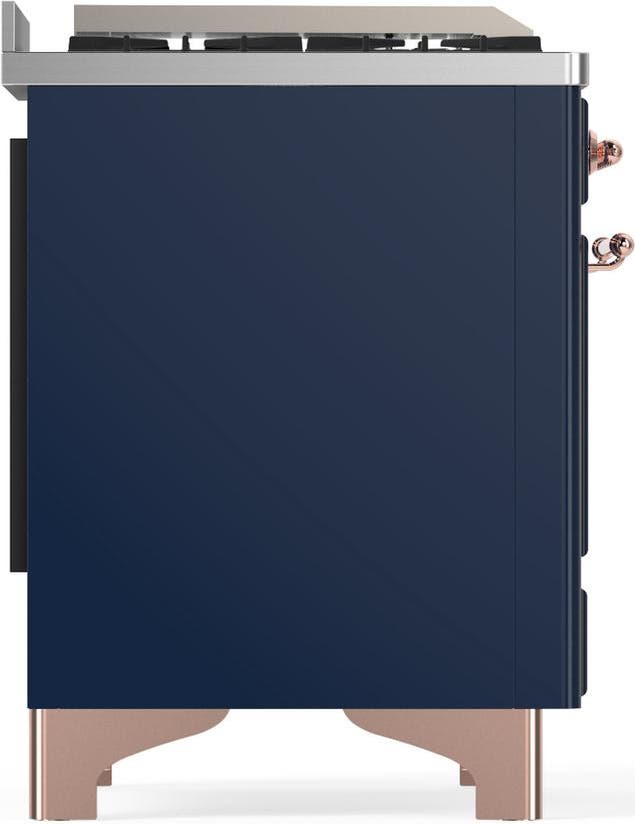 Ilve UM48FSNR3MBP Midnight Blue With Copper Trim, Natural Gas