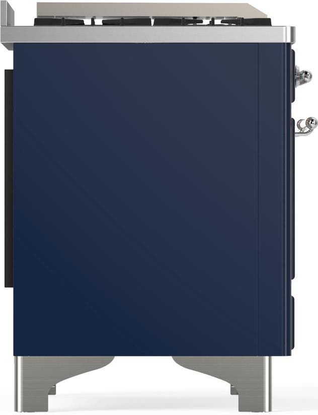 Ilve UM48FSNR3MBCLP Midnight Blue With Chrome Trim, Liquid Propane