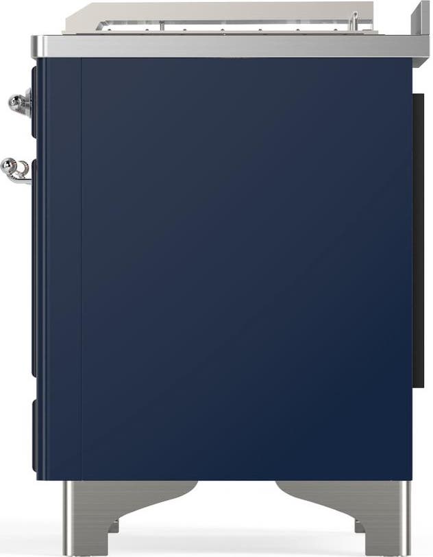 Ilve UM48FSNR3MBC Midnight Blue With Chrome Trim, Natural Gas