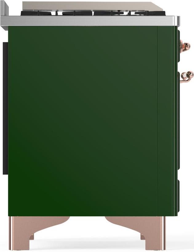 Ilve UM48FSNR3EGPLP Emerald Green With Copper Trim, Liquid Propane