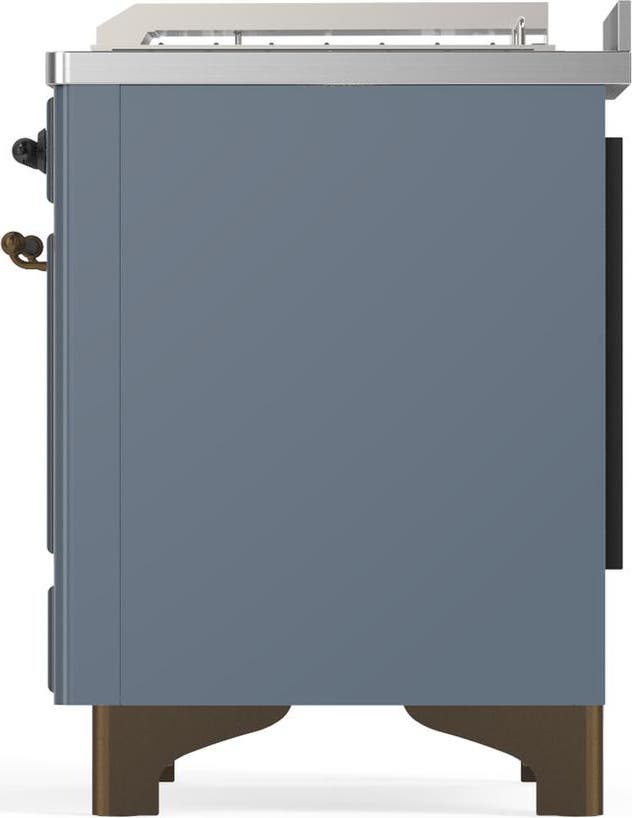 Ilve UM48FSNR3BGBLP Blue Grey With Burnished Trim, Liquid Propane