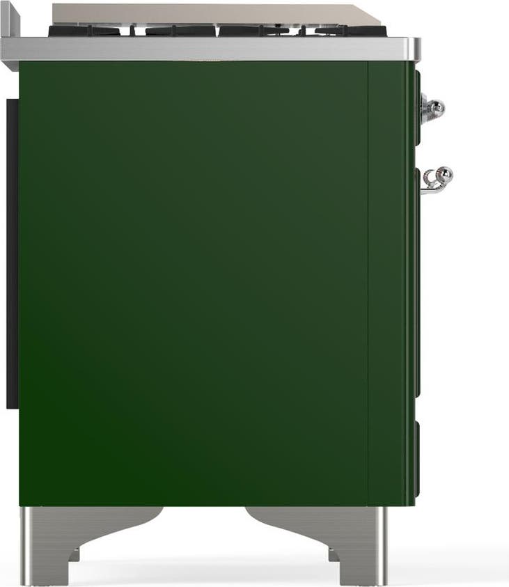 Ilve UM36FQNR3EGCLP Emerald Green With Chrome Trim, Liquid Propane