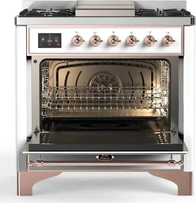 Ilve UM36FNR3RAP Ral With Copper Trim, Natural Gas