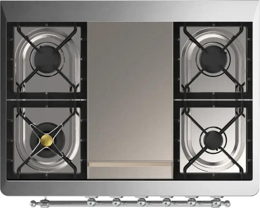 Ilve UM36FNR3RAC Ral With Chrome Trim, Natural Gas
