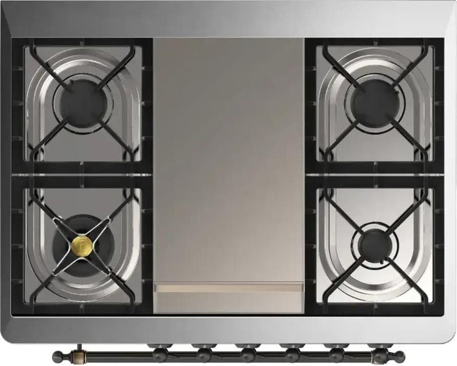 Ilve UM36FNR3RAB Ral With Burnished Trim, Natural Gas